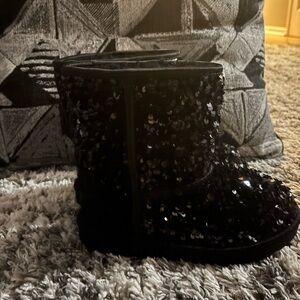 UGG Black Sequin Boots